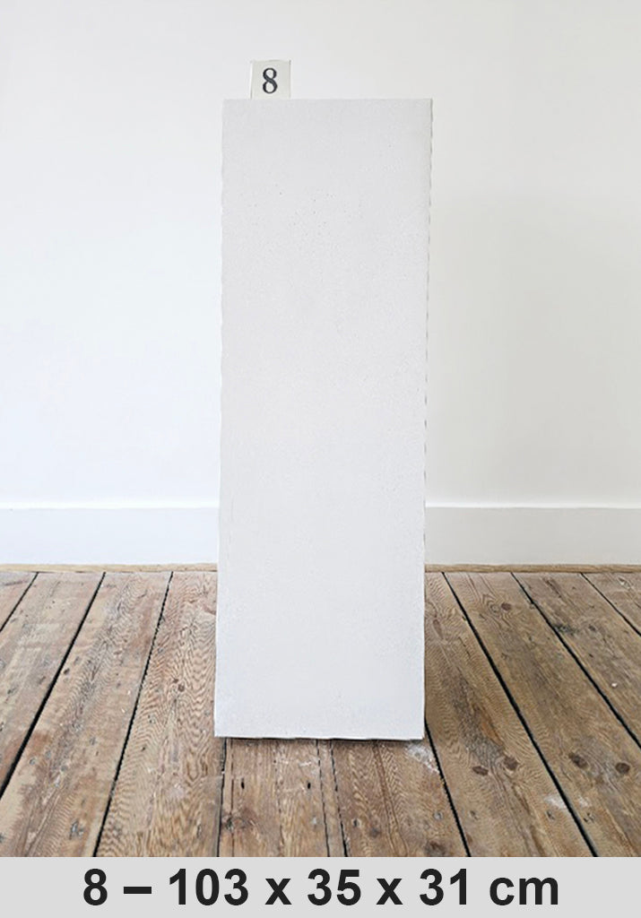 White Display Plinth 08