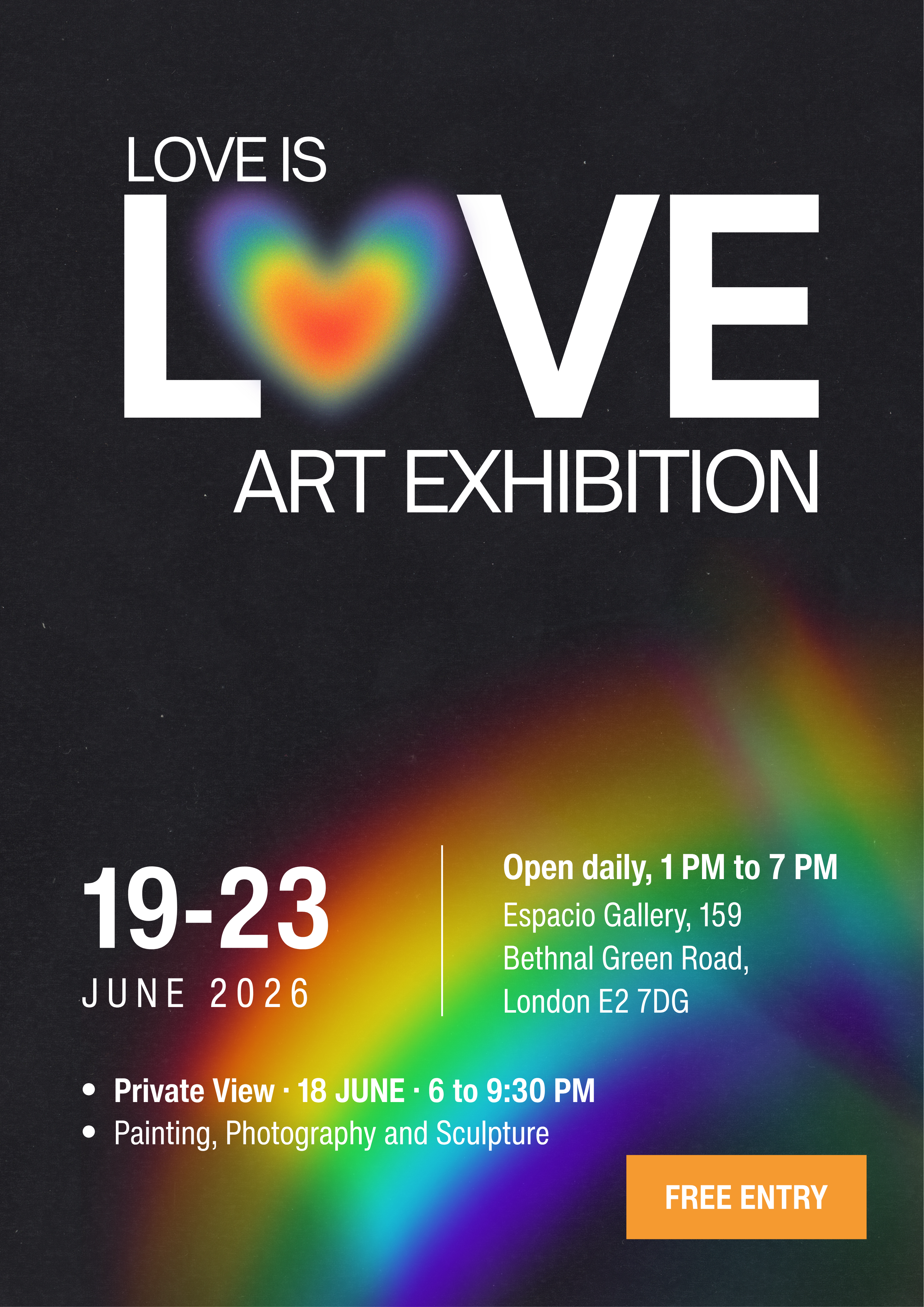 Gallery 01 - Ground Floor - LOVE IS LOVE ART EXHIBITION