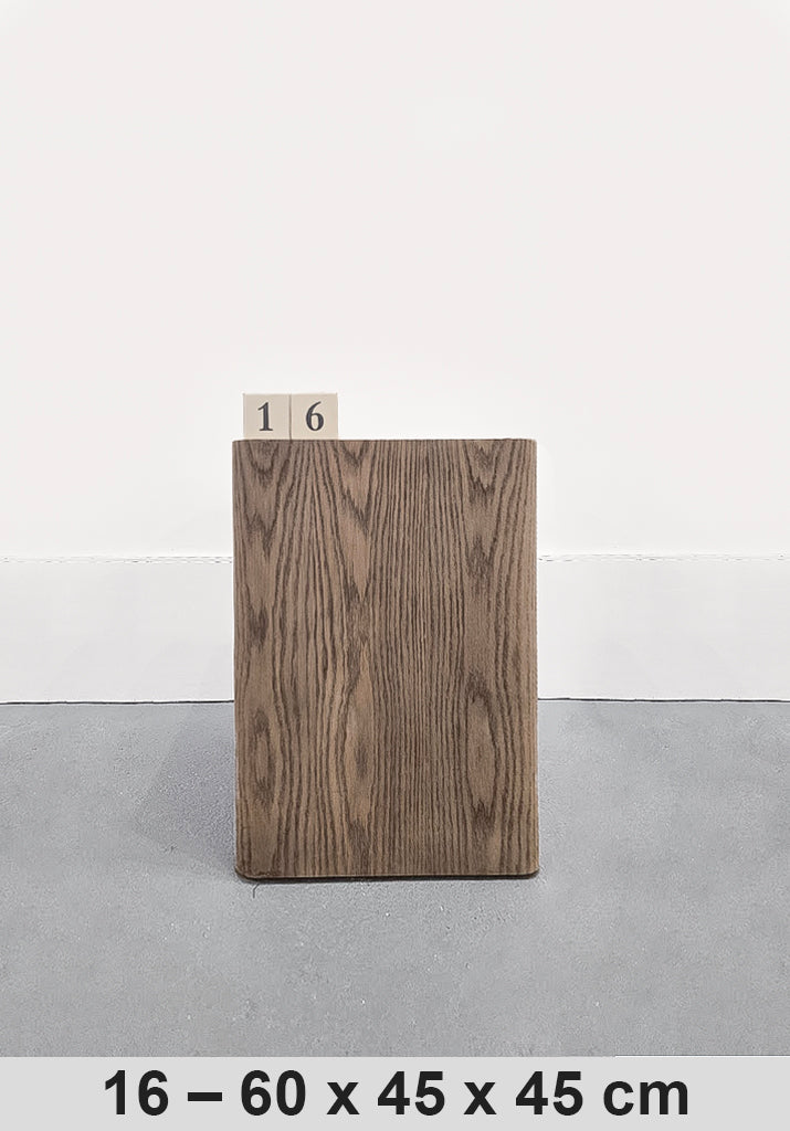 Wood Textured Display Plinth 16