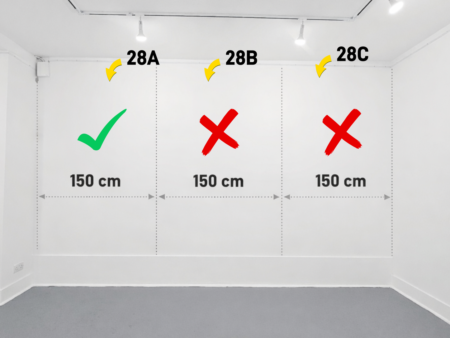 Wall 28 A - 150 cm