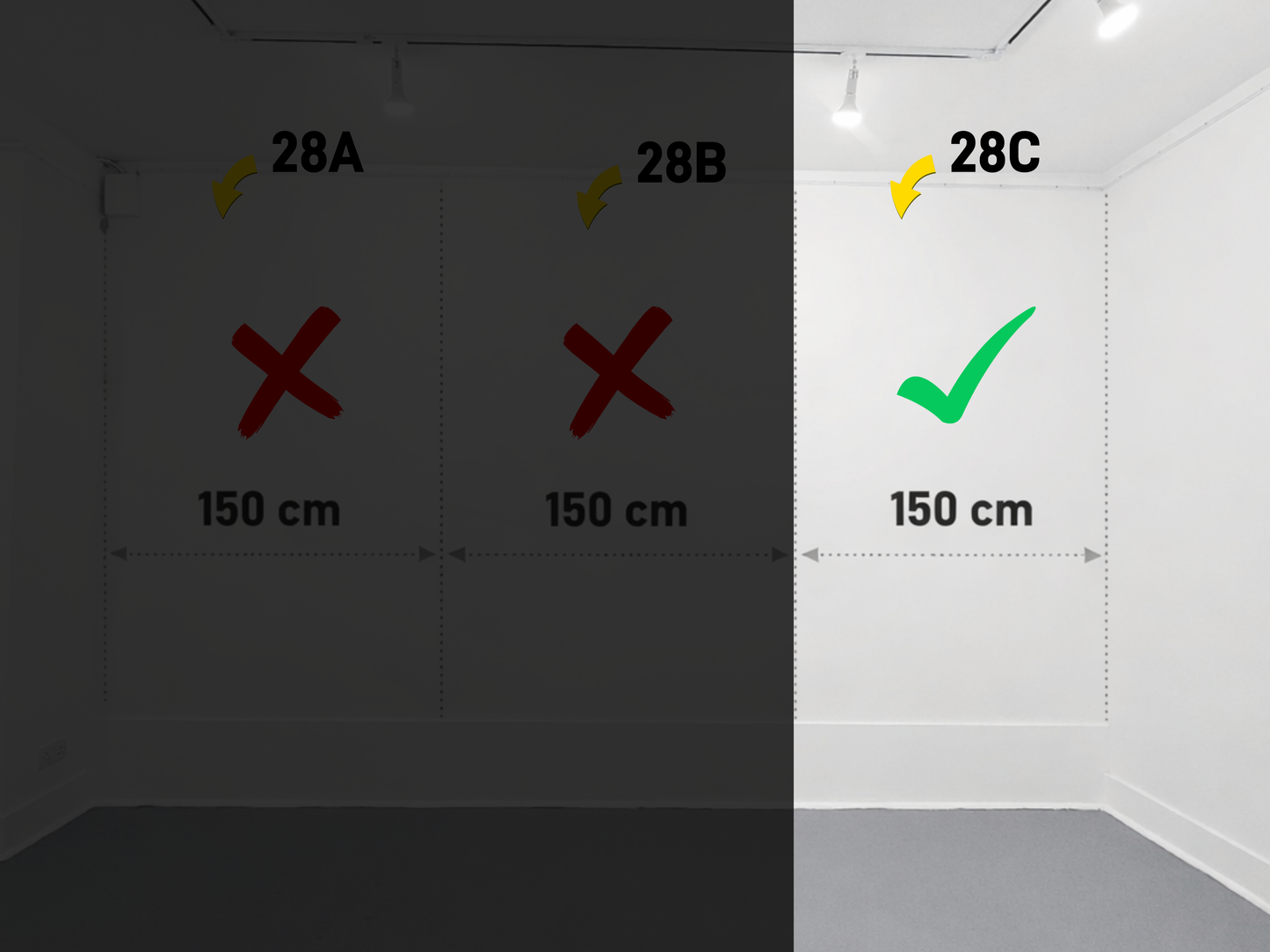 Wall 28 C - 150 cm
