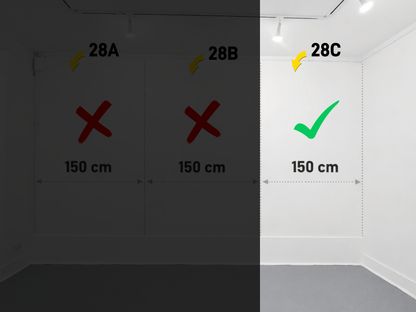 Wall 28 C - 150 cm