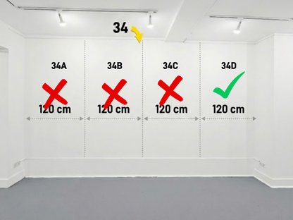 Wall 34D – 120 cm