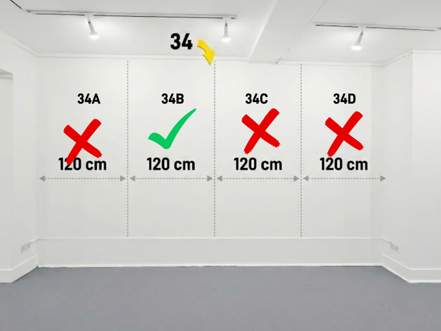 Wall 34B – 120 cm