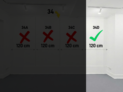 Wall 34D – 120 cm
