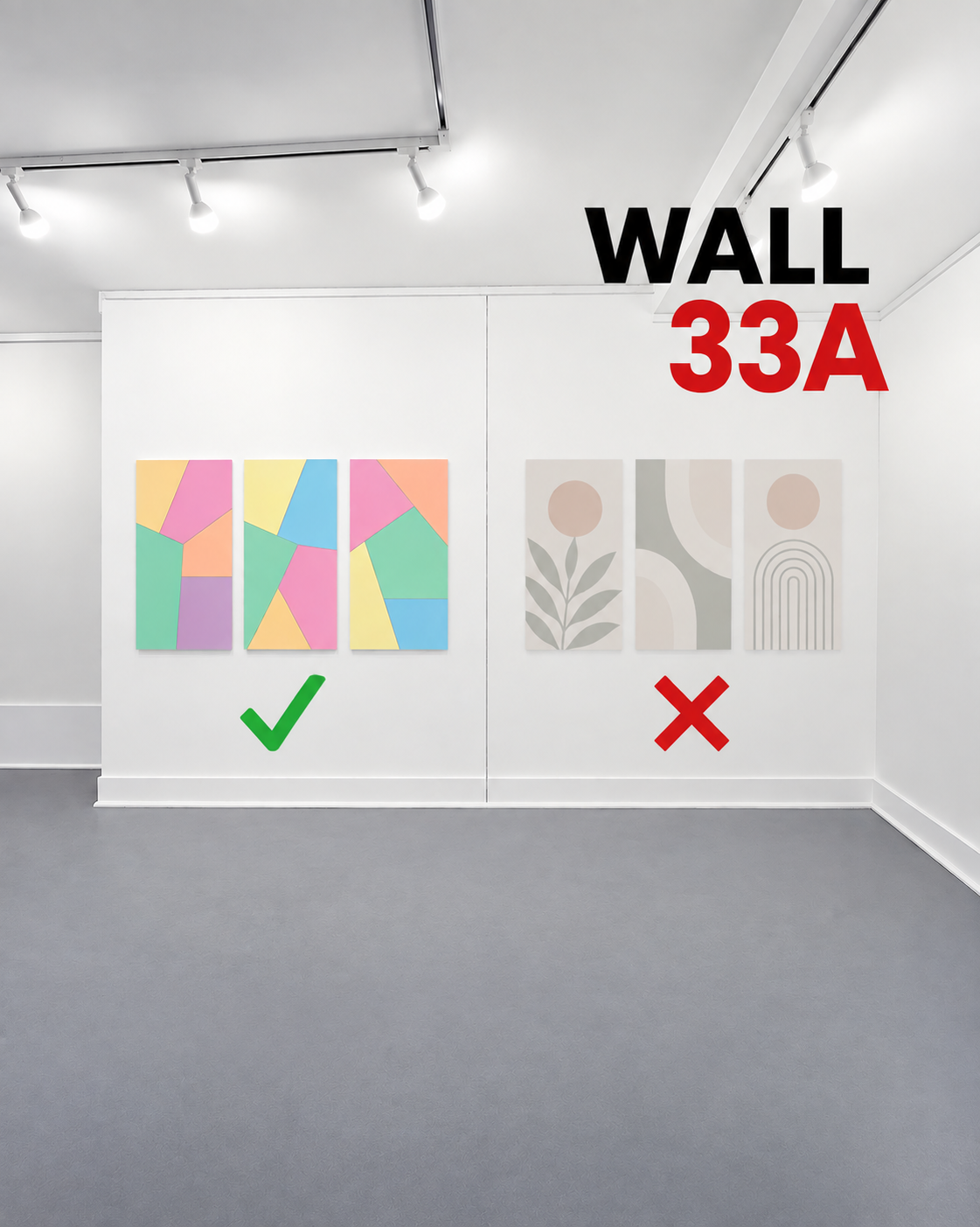 Wall 33A | 198 cm | FREEFORM: The Open Art Exhibition | 30 October to 2 November 2026